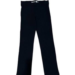 Betabrand Black Straight Leg Classic Dress Yoga Pants